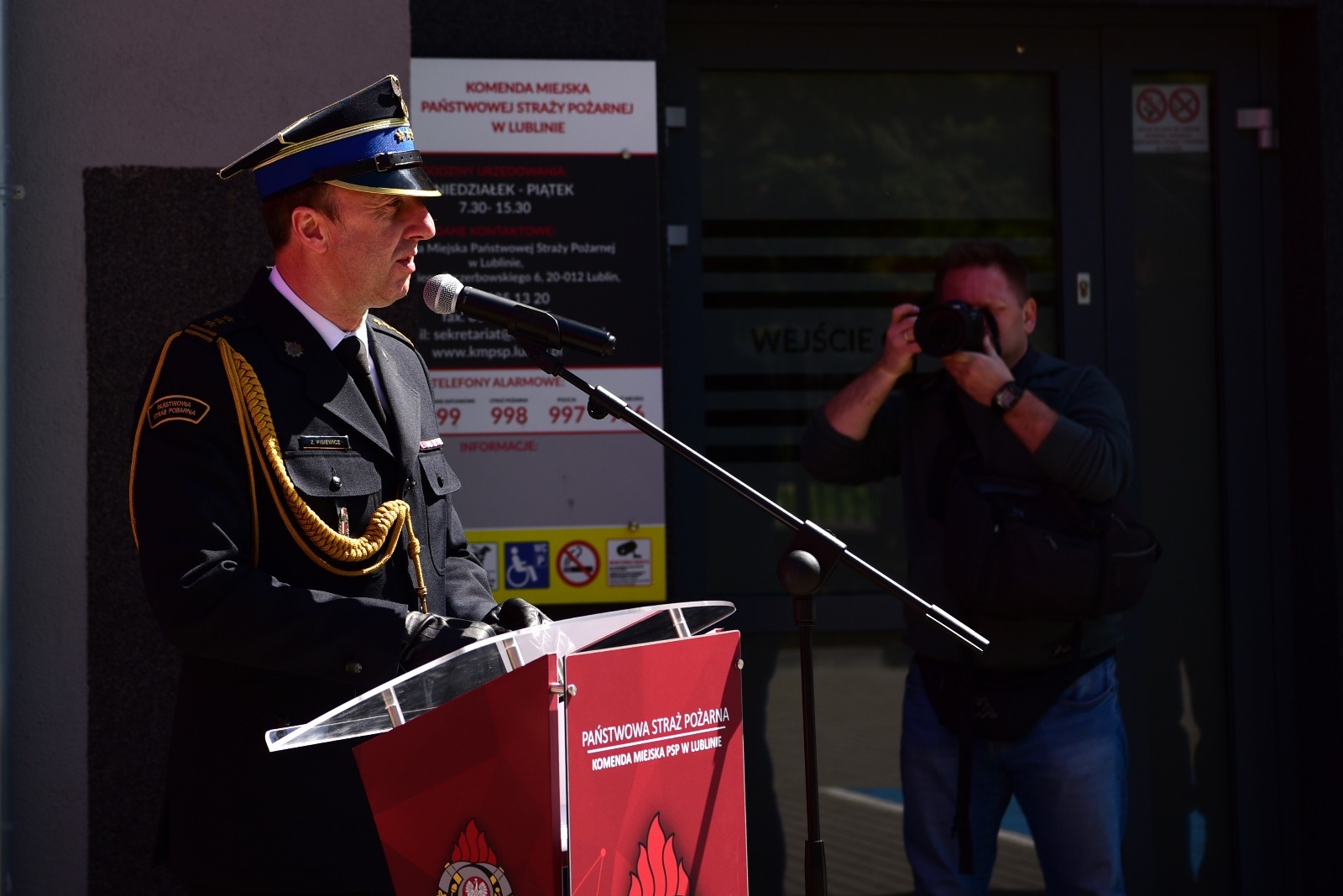 👨‍🚒 Uroczysty apel z okazji powołania Komendanta Miejskiego PSP w Lublinie